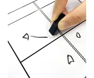 Lavagna Da Tennis per Strategie di Squadra, con Penna Cancellabile E Blocco per