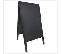 Lavagna Sandwich - cavalletto nero - 69x125 cm - Securit
