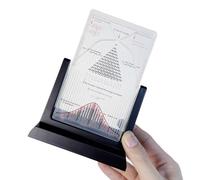 Lavagna di Galton da scrivania, modello dimostrativo della probabilità con curva a campana, strumento sperimentale efficace per la legge statistica, strumento didattico per il laboratorio di fisica, p