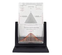 Lavagna di Galton da scrivania, modello dimostrativo di probabilità, strumento didattico per laboratorio fisica, giocattolo da scrivania con lavagna Galton, strumento didattico per(Small)