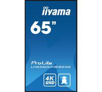 iiyama LH6560UHS-B2AG visualizzatore di messaggi Pannello A digitale 165,1 cm (65") LED Wi-Fi 500 cd/m² 4K Ultra HD Nero Processore integrato Android 11 24/7