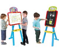 Lavagna Double Face per Gessi Pennarelli Magnetica Lavagna con Cavalletto