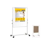 Lavagna Duo a doppia superficie (bianca/sughero) - 120x150 cm - Bi-Office