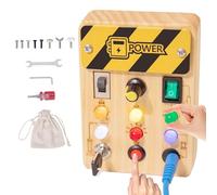 Lavagna Fidget a LED - Giocattolo educativo interattivo, materiale leggero con divertenti a LED per bambini Attività di viaggio Bambini Famiglia Scuola Campeggio Picnic Compleanno Vacanza Festa G