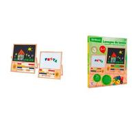 Globo Lavagna e gessetti Table Blackboard 2 in 1 PALLOTTOLIERE 1847