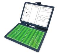 Lavagna Hockey, Lavagna Tattica Hockey, con 2 Pennarelli Cancellabili, Materiale Resistente, Fronte-Retro, Facile da Trasportare, Ideale per L'Allenamento(Blue)