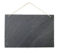 Lavagna in ardesia da scrivere e appendere, decorazione vintage, per cucina, giardino, tavolo, 30 x 20 cm