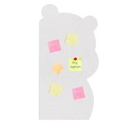 Lavagna in feltro da parete, bacheca in feltro | Pannelli di puntine a forma di orso Piastrelle da parete in feltro - Porta foto estetica, cartelloni da parete per decorazioni di carte