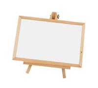 Lavagna in legno con supporto a cavalletto, menù da tavolo per matrimoni ed