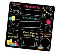 Lavagna in legno su entrambi i lati per l'organizzazione della classe dei bambini, agenda di studio e visualizzazione di foto domestiche, lavagna su entrambi i lati per studenti.