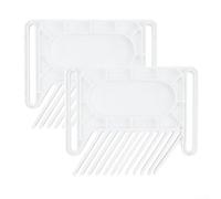 Lavagna in piuma per sega da banco, piastra di sicurezza regolabile con scanalatura smussata, 160 x 135 x 110 mm, in polipropilene, compatibile con tavolo (A)