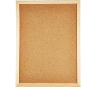 Lavagna in Sughero 40X30 Cm, Pannello Sughero, Bacheca Con Puntine E Cornice in