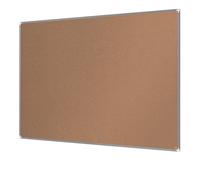 Lavagna in Sughero con Cornice in Alluminio Premium Plus Nobo - 150x120 cm - 191