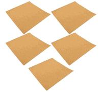 Lavagna In Sughero Sottobicchieri for piastrelle da parete, 5 pezzi, quadrati, in sughero, promemoria, avviso, bollettino, puntina