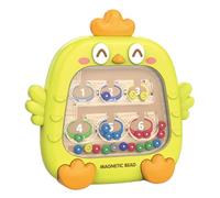 Lavagna Labirinto Magnetica - Gioco Puzzle Pollo 14,5x2,5x14 cm, Tabelle Attività Percorso Colore, Giocattolo per Allenamento di Abilità Motorie, Gioco di Coordinazione Occhio Mano | Attività d