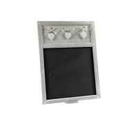 Lavagna lavagnetta cancellabile colore grigio decoro cuori 30 * 1,2 * 40CM schabby chic ILC-713194