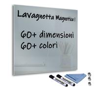 Lavagna Lavagnetta Magnetica Cancellabile in vetro temperato Cenere