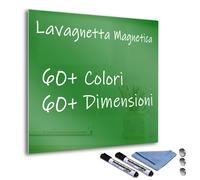 Lavagna Lavagnetta Magnetica Ufficio Cucina Bambini Scuola Memo Grande Verde