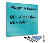 Lavagna Lavagnetta Magnetica Ufficio Cucina Scuola Bambini Memo Grande Turchese