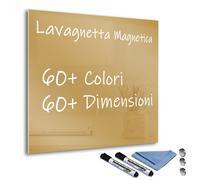 Lavagna Lavagnetta Magnetica Ufficio Cucina Scuola Memo Grande Marrone Chiaro