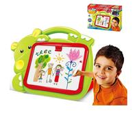 LAVAGNA LAVAGNETTA PER BAMBINI HIPPO 2IN1 CON GESSETTI CASSINO PENNARELLI VERDE