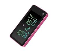 Lavagna LCD cancellabile con scatola portamatite, Light, B | Lavagna per scarabocchi digitale con pulsante cancellazione per appunti giornalieri per studenti, disegni e