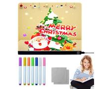Lavagna LED | Lavagna LED cancellabile a secco | Riscrivibile Glow acrilico Memo Note per l'apprendimento Educazione Intrattenimento Artigianato Giochi
