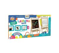 Lavagna Legno 78X45 Cm Con Rotolo Carta 5 Mt.