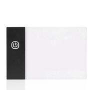Lavagna luminosa a LED A6, Mini lavagna luminosa a LED Scatola luminosa da tracciamento A6 Tappetino luminoso sottile Tappetino portatile da tracciamento Flip Book Pad Scatola
