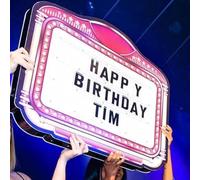 Lavagna luminosa a LED per bottiglie di vino, con lettere e numeri, presentatore portatile per discoteche e feste