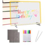 Lavagna Luminosa LED Multicolore - Tavoletta Luminosa Per Scrittura - Strumento Creativo Con Penne A 7 Colori Per Bambini Adolescenti Adulti