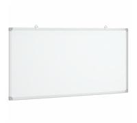 Lavagna magnetica 100 x 50 x 1,7 cm, in alluminio con superficie liscia, magnetica, versatile come bacheca, bacheca, bacheca per ufficio, scuola, seminari e fiere