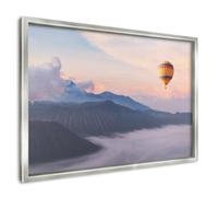 Lavagna Magnetica 60x40 cm | con Cornice Argento | Viaggio Nel Cielo