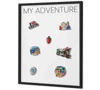 Lavagna Magnetica 60x80 cm | con Cornice Nera | My Adventure