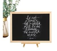 Lavagna magnetica a forma di sandwich, lavagna da tavolo - Cavalletto per lavagna, pannelli con supporto, lavagna magnetica a doppia faccia, per ristoranti, matrimoni