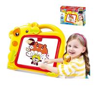 LAVAGNA MAGNETICA BAMBINI HIPPO 2IN1 CON GESSETTI CASSINO E PENNARELLI GIALLO