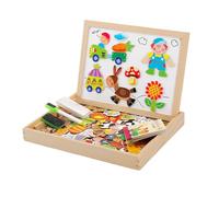 Lavagna Magnetica Bambini,Lavvagna Magnetica Da Scrivere In Legno Per Bambini,Giocattolo Laavagna Con Attività Educative Di Disegno E Scrittura | Per Scuola Materna Bambiini E Bambine Aula Scolastica