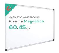 Lavagna magnetica bianca, cornice in alluminio, superficie liscia facile da cancellare, lavagna per prendere appunti, disegnare, insegnare o organizzare, strumento per ufficio e scuola - Ofituria (60