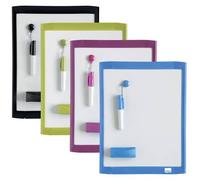 Lavagna magnetica cancellabile a secco Nobo 21,6x28 cm Nobo cornice colori assortiti - 1903816