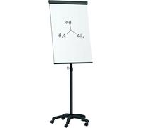 Lavagna Magnetica Cancellabile Flipchart Portablocco Ruote 70x100 cm