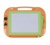 Lavagna Magnetica Cancellabile per Bambini 43x32 cm - Con 2 Stampini, Pennino e Maniglia - Gioco Educativo da Disegno Portatile Bianco/Nero per Stimolare Creatività e Apprendimento (Età 36M+)