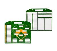 Lavagna Magnetica da Baseball, Baseball Board per Insegnare e Formazione, Accessori Completi, Design con Maniglia, Utilizzo Fronte-retro, per Allenamento