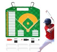Lavagna magnetica da baseball, softball, adorabile organizer compatto per allenatori cancellabile a secco, con 2 pennarelli, display portatile per una gestione efficiente della e accessori per