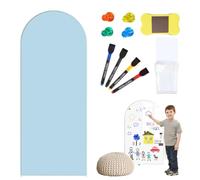 Lavagna magnetica da parete, lavagna magnetica per bambini, scrivibile e magnetica, con gesso e panno per la pulizia, per sala giochi, asilo nido o aula