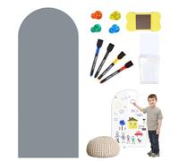 Lavagna magnetica da parete, lavagna magnetica per bambini, scrivibile e magnetica, con gesso e panno per la pulizia, per sala giochi, asilo nido o aula