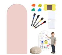 Lavagna magnetica da parete, lavagna magnetica per bambini, scrivibile e magnetica, con gesso e panno per la pulizia, per sala giochi, asilo nido o aula