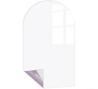 Lavagna magnetica da parete per cameretta dei bambini, in PET, pellicola lavabile 15,7 x 39,4 pollici, con gesso e panno, rosa (1)
