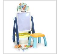 LAVAGNA MAGNETICA DOPPIA NERA E BIANCA LETTERE GESSETTI PENNARELLI 69x26,5