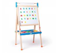Lavagna magnetica e a gesso bifacciale per bambini