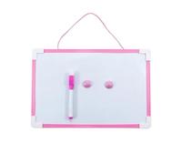 Lavagna magnetica fronte-retro for scrivere disegni cancellabili Graffiti Office Notes Bacheca sospesa cancellabile a secco(Pink)